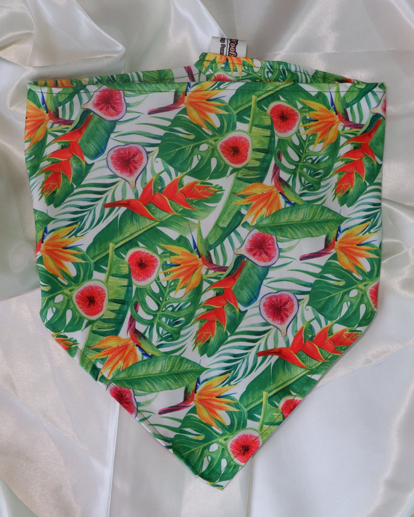 Pixie Woofs Tropical Vibe Scarf Bandana for Pets/Paw-Babies