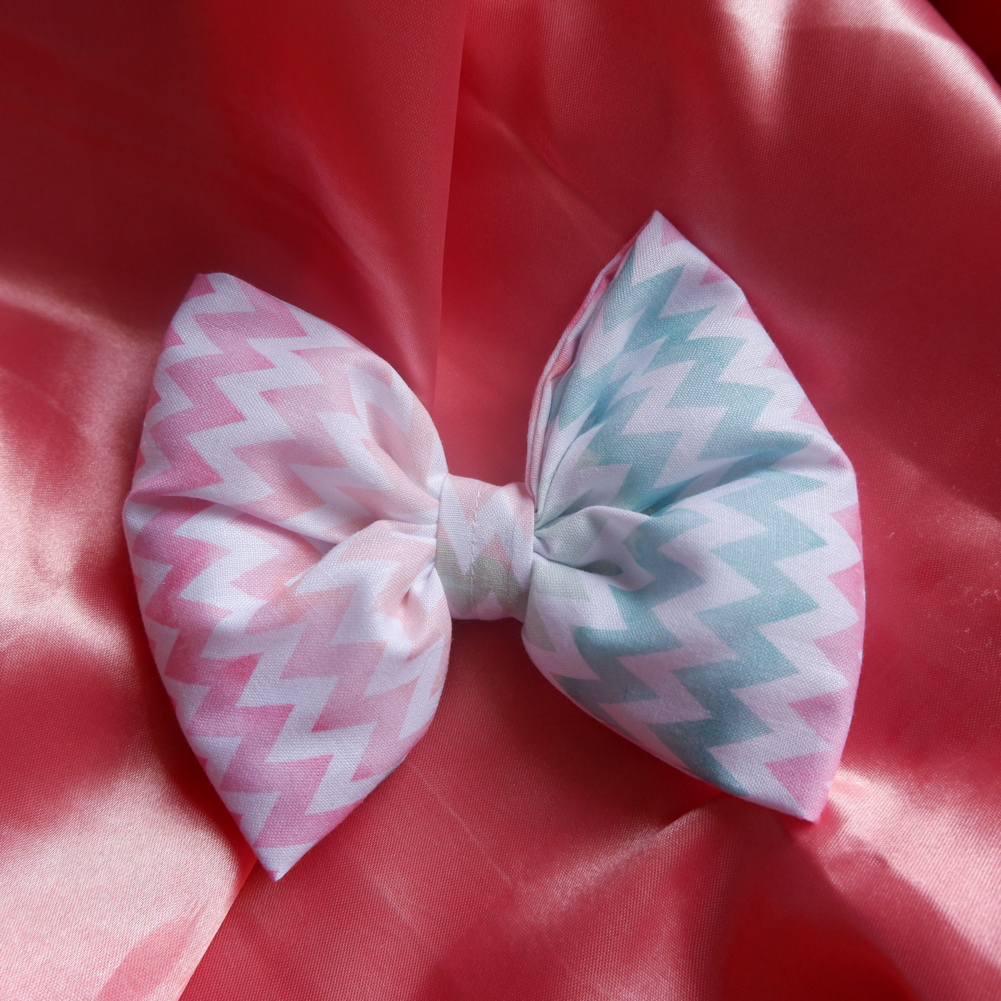 Pixie Woofs Bow - Pastel Zig-Zag for Pets/Paw-Babies